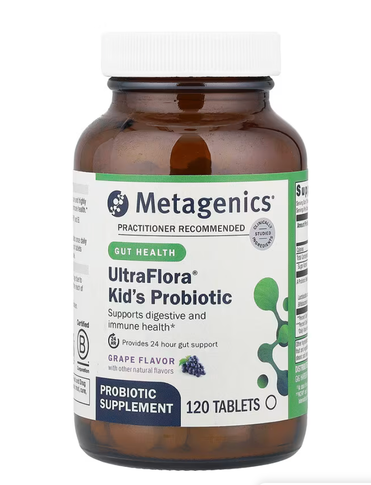UltraFlora Kids Probiotic Grape Flavor  120 ct