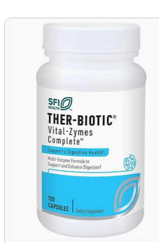 There-Biotic Vital-Zymes Complete 120 ct