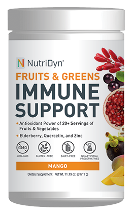 Nutridyn Fruits and Greens Immune Support Mango
